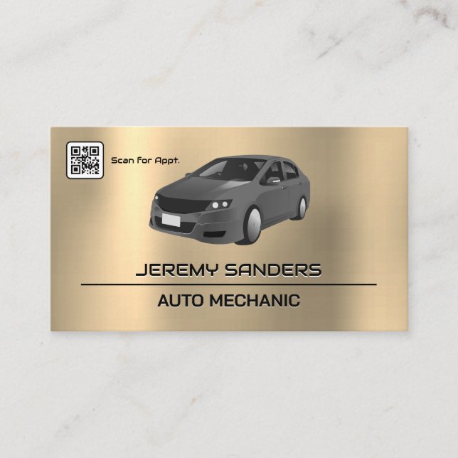 Auto Services | Economy Vehicle Business Card (Front)
