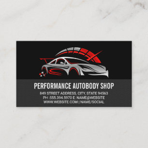 Auto Services Logo   Car   Mechanic Business Card