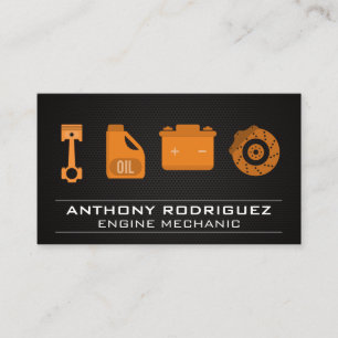 Auto Shop   Car Maintenance Business Card