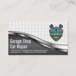Auto Shop Car Repair Mechanics Business Card