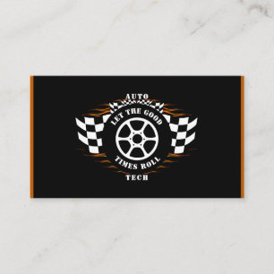 Auto Technician Mechanic Automotive Car Industry  Business Card