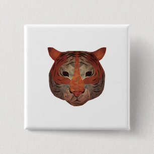 Auto Tiger 2 Inch Square Button