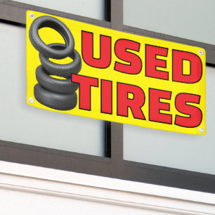 Auto Tire Shop Used Tires For Sale  Banner
