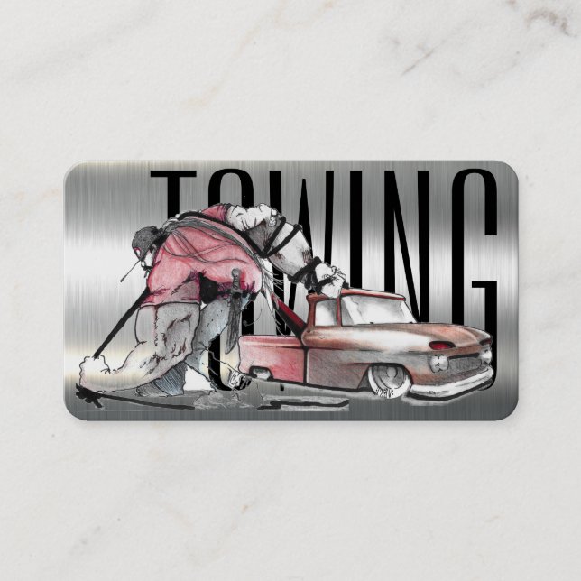 Auto Tow Business Card (Front)