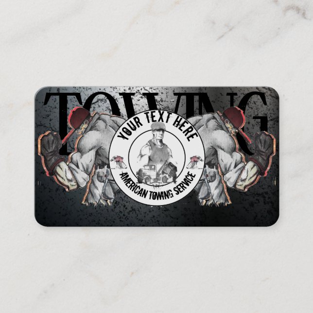 Auto Tow Business Card (Front)