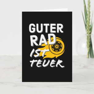 Auto Tuning Spruch Rad Felgen Tuner Spaß Card
