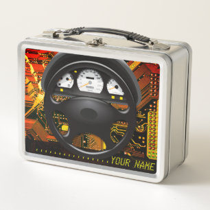 Auto Wheel 2 Stainless Lunch Box
