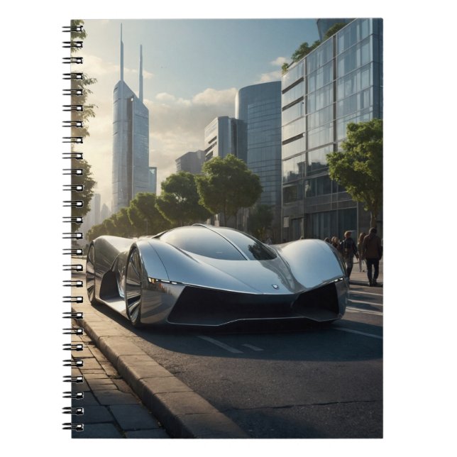Auto Wow! Futuristic Car 03  Notebook (Front)