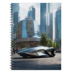 Auto Wow! Futuristic Car Notebook