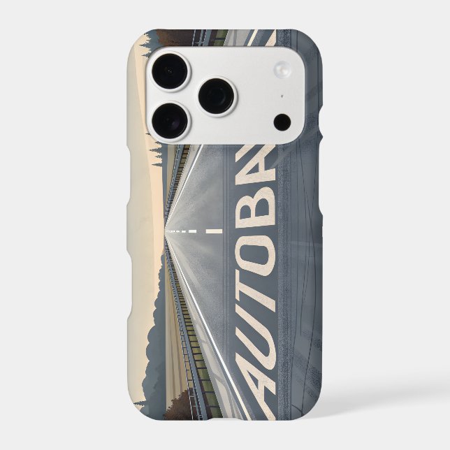 Autobahn Infinite Road Perspective Art (Back)