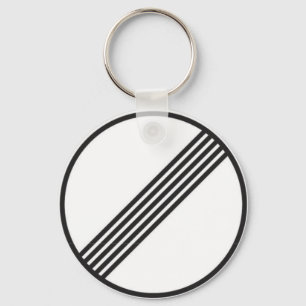 Autobahn No Speed Limits Keychain