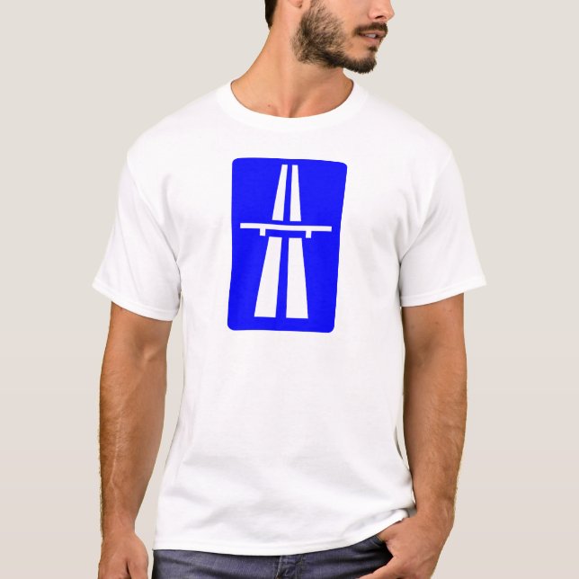 Autobahn Sign T-Shirt (Front)