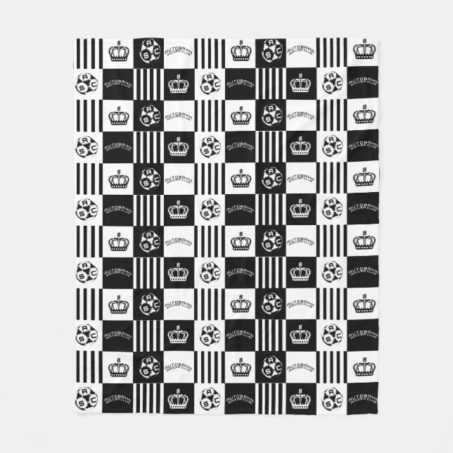 Autobahn Soccer Blanket (Front)