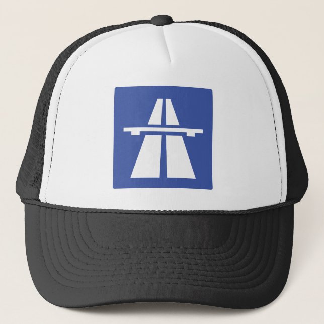 Autobahnschild Trucker Hat (Front)