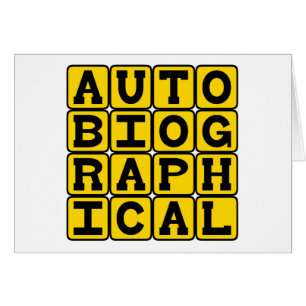 Autobiographique, histoire de vie
