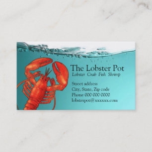 Autobus de homard. carte