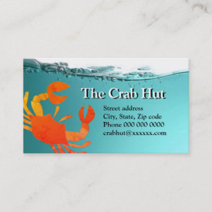 Autobus de hutte de crabe. carte