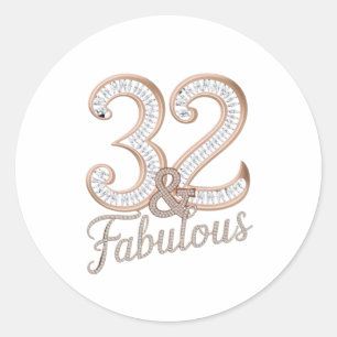 Autocollant - 32 & Fabuleux