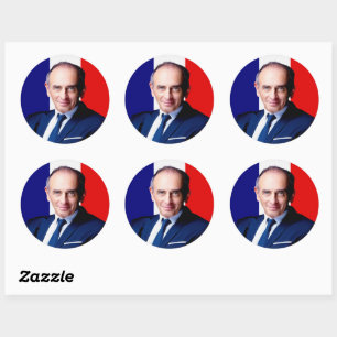 Autocollant 7.6 cm, Zemmour Président 2022