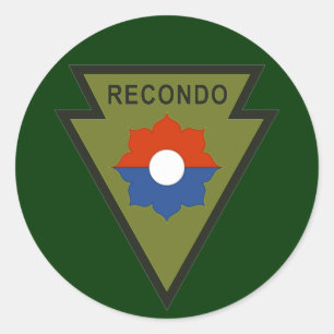 Autocollant 9th Inf Div Recondos