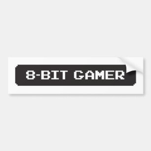 autocollant à 8 bits de Bumber de Gamer