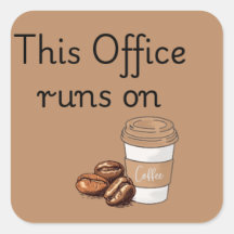 Autocollant à café