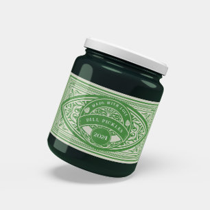 Autocollant à canne Étiquette vintage Retro