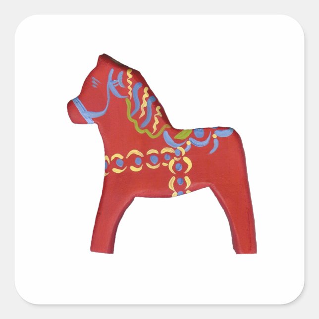 Autocollant à cheval de Dala (Devant)