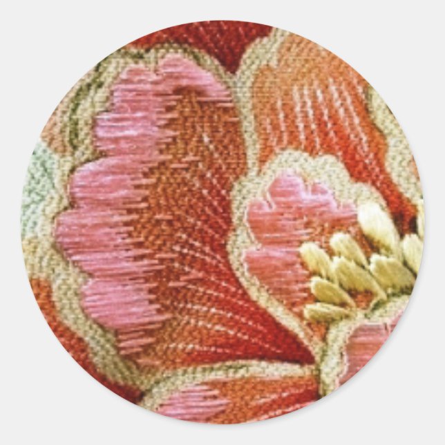 Autocollant à fleurs asiatique (Devant)