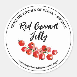 Autocollant à gelée de couleur rouge