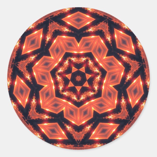 Autocollant à géométrie tribale (Devant)