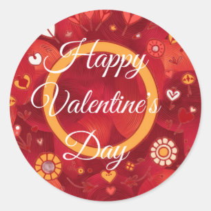 Autocollant à motif de cœur pour la Saint-Valentin