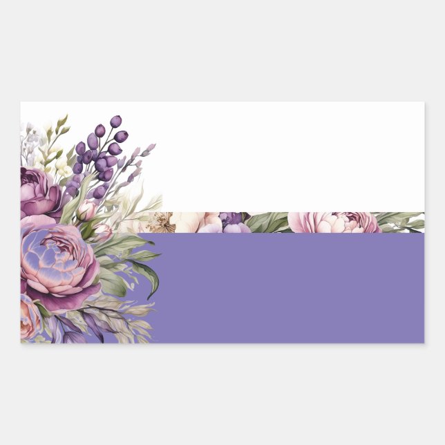 Autocollant à présentation florale en cottage pour (Devant)