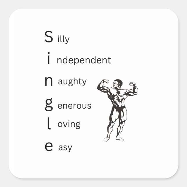 Autocollant à un acronyme (Devant)