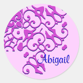 Autocollant Abigail Designer Nom II