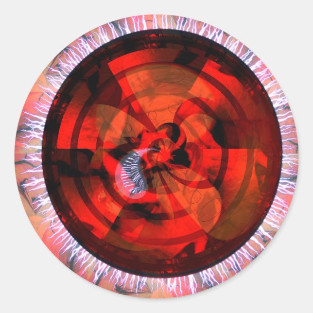 Autocollant Abstracdelica #004 (Devant)