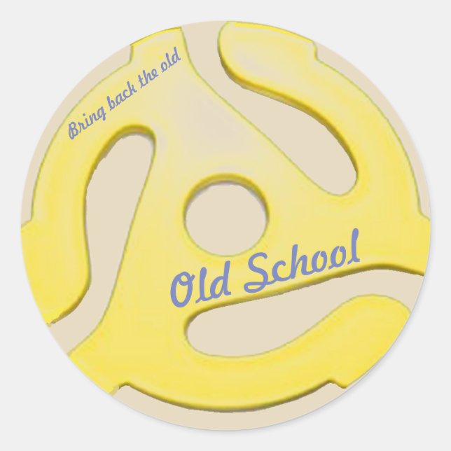 Autocollant adaptateur 45 tr/min (Devant)