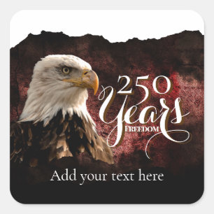 Autocollant Aigle Patriotique 250 Ans