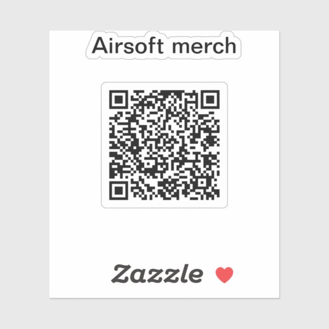 Autocollant Airsoftgun avec canal youtube (Feuille)