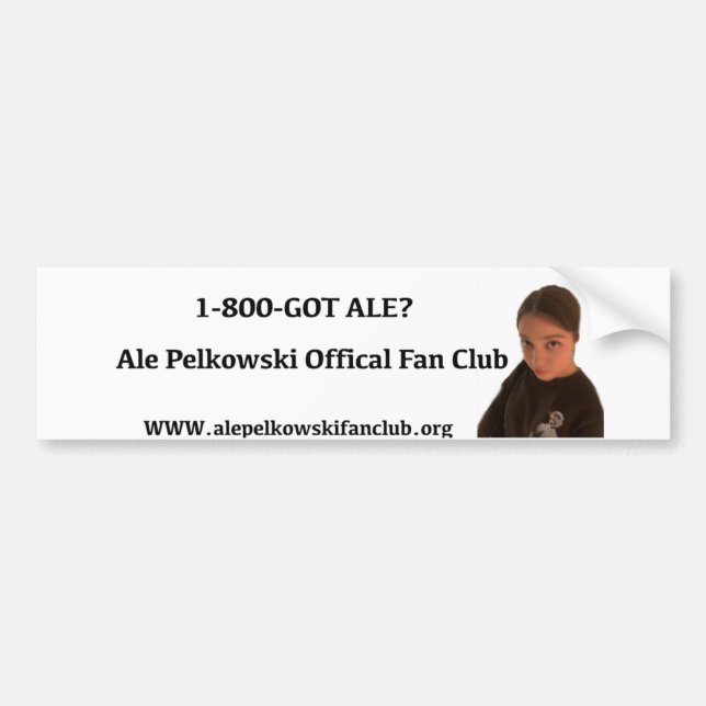 Autocollant Alelicous Bumper (Devant)