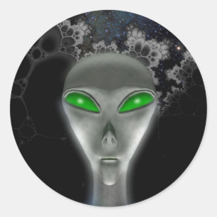 Autocollant Alien