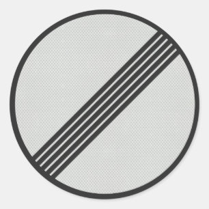 Autocollant allemand Autobahn 'Pas de restrictions