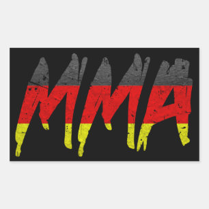 Autocollant allemand de MIXED MARTIAL ART de