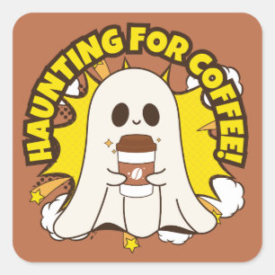 Autocollant Amoureux de Café Pur exprimez votre
