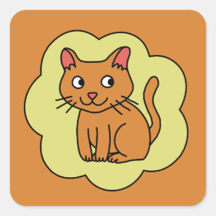 Autocollant Amoureux de Chat Gras parfaite par