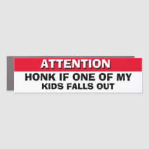 Autocollant Amusant HONK SI UN ENFANT TOMBE