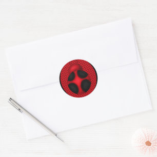 Autocollant amusant Ladybug