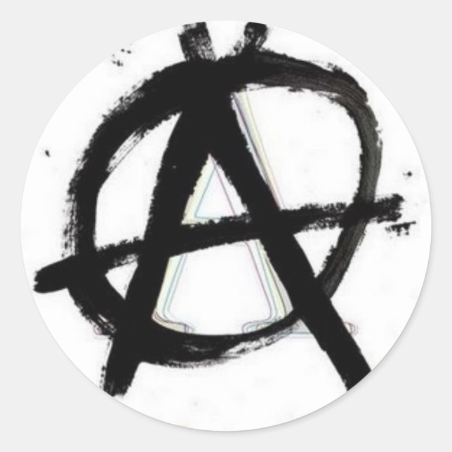 Autocollant anarchique (Devant)