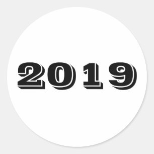 Autocollant - Année 2019