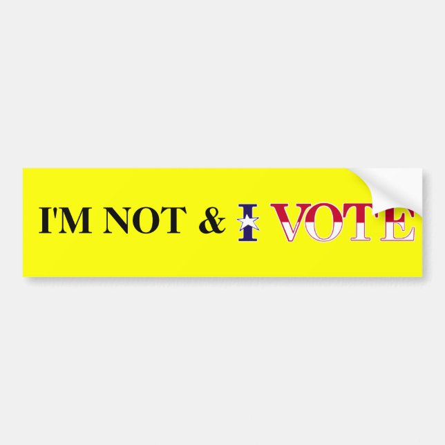 Autocollant anti-vote (Devant)